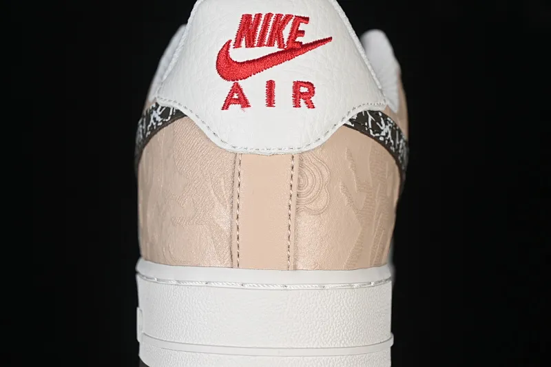All categories Nk Air Force 1 Air Force series Nk Air Force 1 Low Air Force low top Nike Air Force 1'07 Low Year of the Horse limited edition plain brown condensed smoke Air Force 1 low top casual sneakers NH0601-537